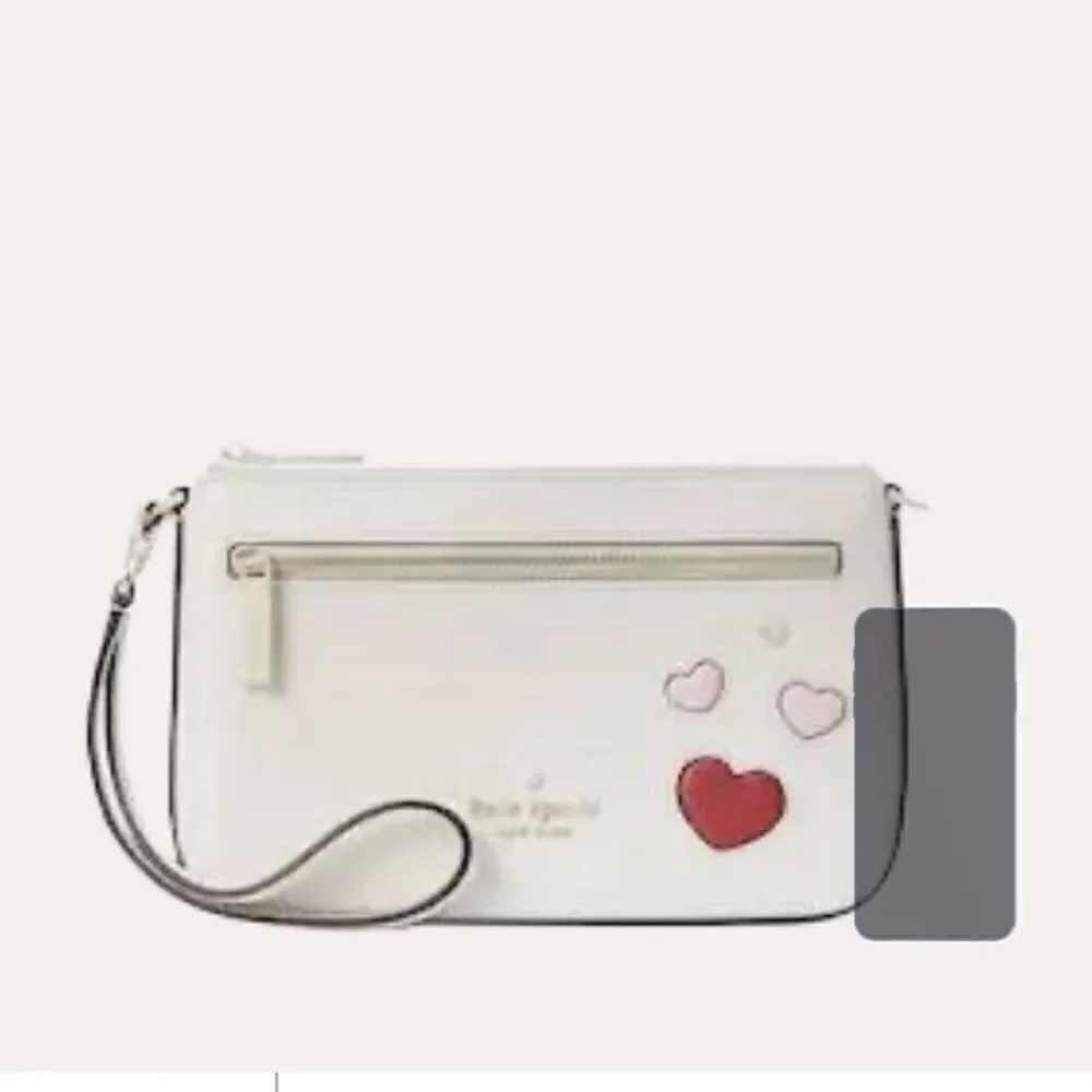 Valentines Day Capsule Convertible Heart Wristlet NWT Kate Spade